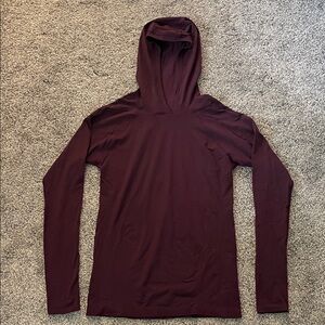 Athleta Deep Burgundy Hoodie